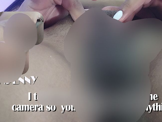 Ich habe mich ganz nah an die Kamera gestellt, damit du nichts verpasst.