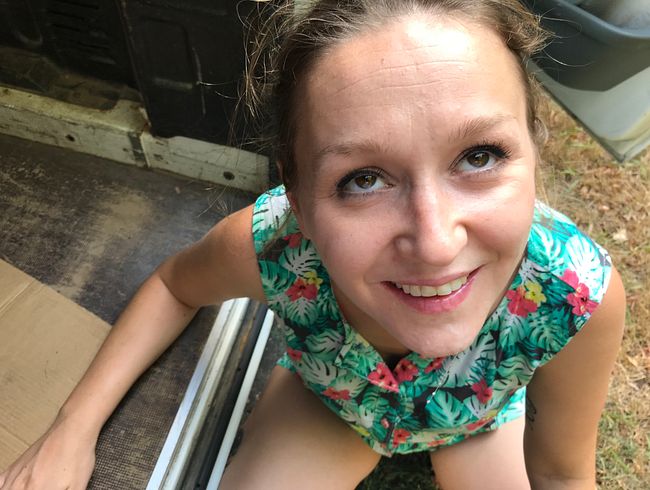 bl*wjob im Transporter bis zum Schluss