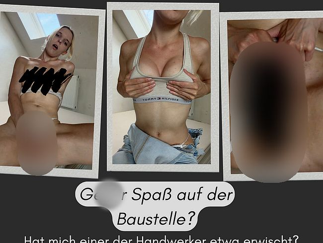 Geiler Orgasmus auf der Baustelle - wurde ich erwischt?