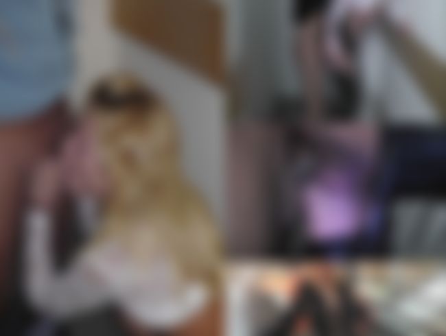 LEDERSTIEFELSCHLAMPE mitten im Center gevoegelt!EXTREM sper*AWALK!