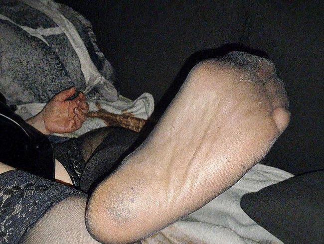 Fußsohlen in nylon- str*pse