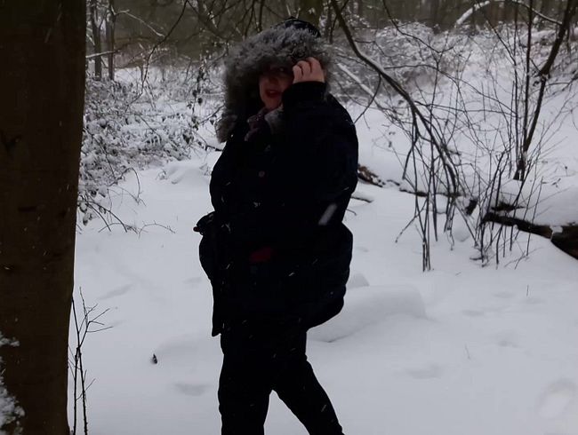 pin**ln im hohen Schnee