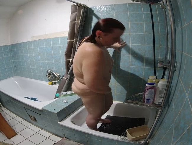 Die erste Dusche nach der op Endlich durfte ich wieder