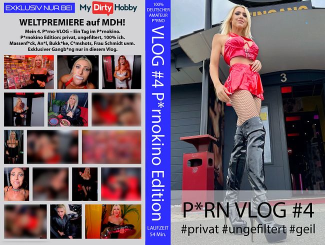 EXKLUSIVE PREMIERE | Mein p*rno VLOG #4 – p*rnOKINO Edition! privat-ungefiltert-geil! Exklusiver GB