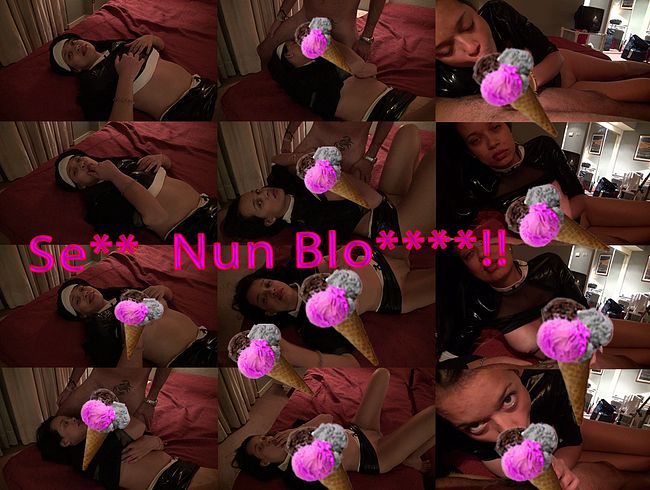 s*xy Nun bl*wing!!