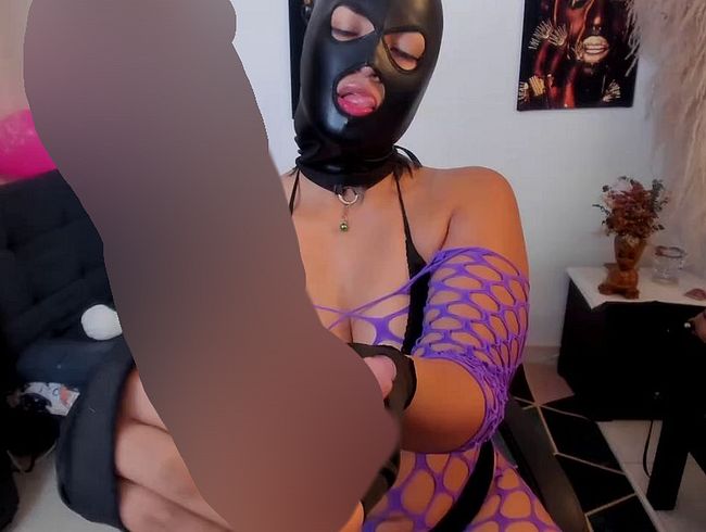 Masked BBC slut