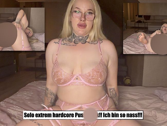 Solo extrem hard**re Pu**y fi**!! Ich bin so nass!!