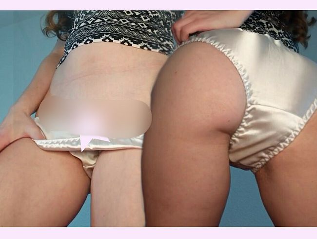 Satin-Höschen ganz lange getragen