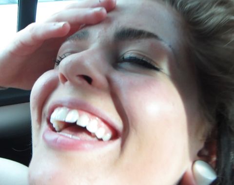 Heftiger ORGASMUS im FRANKFURTER Taxi