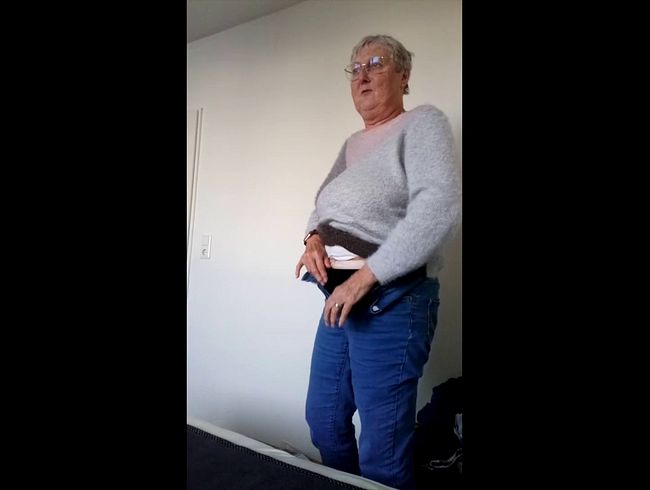 Bis auf Strumpfhose ausziehen beim Date