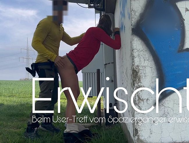 ERWISCHT: Beim User-fi** vom Spaziergänger erwischt