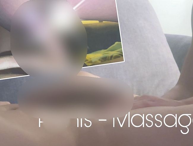 Penis-Massage: Ich massiere seinen schw**z & Prostata bis er mir in die musc** spri**t