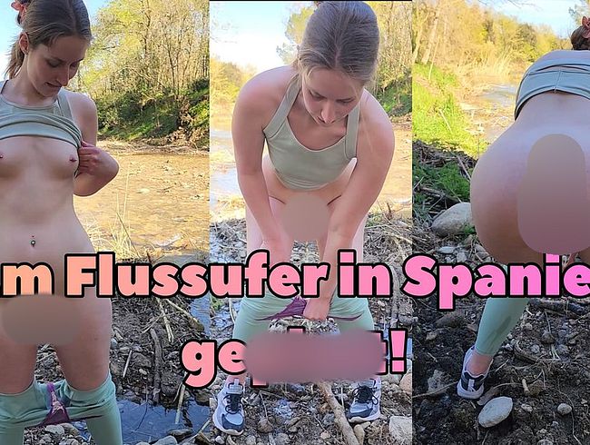 In Spanien am Flussufer gepi**t!