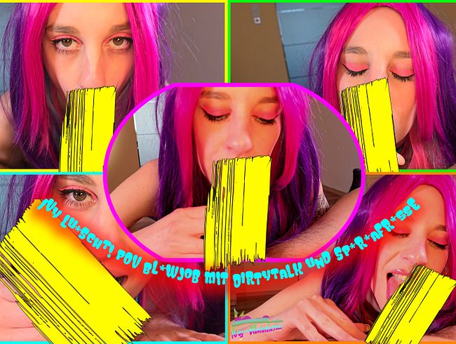 Ivy lut**ht! POV bl*wJob mit DirtyTalk und sper*afresse