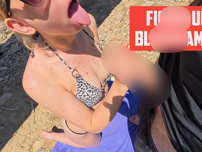 fi**en und bla*en am See - 2x fast erwischt worden, aber trotzdem uns Gesicht gespri**t