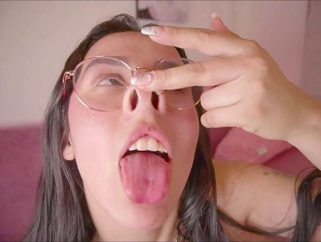 Schweinenase-Tease: Schau mir beim Spielen, Stöhnen und beim Wahnsinnigmachen zu!