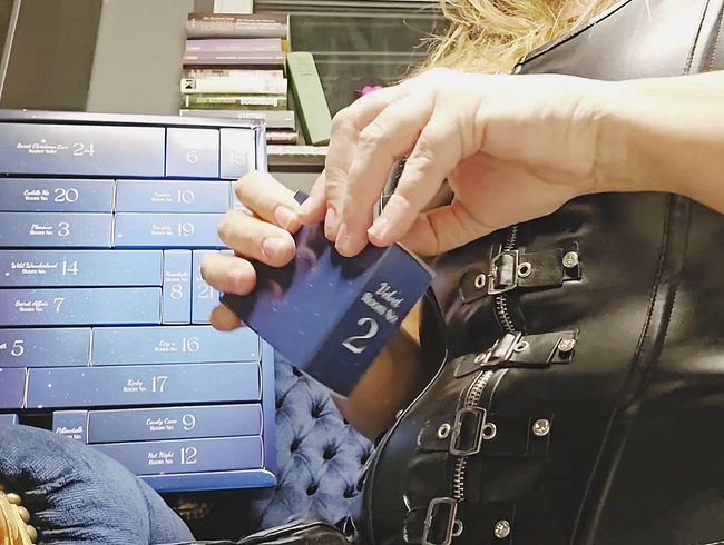 Liesas Fetisch-Adventskalender Türchen 2 - skla*enaufgabe für dich mit Kerzenwachs!