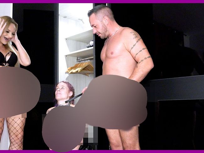 skla*IN IM SCHRANK?! DEVOTE COUPLE SCHLAMPE HART BENUTZT!