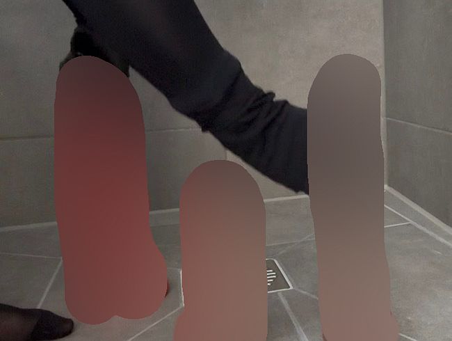 Geiles ars**training morgens in der Dusche