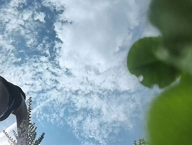 Geiler Ausblick mit dem Wasserschlauch