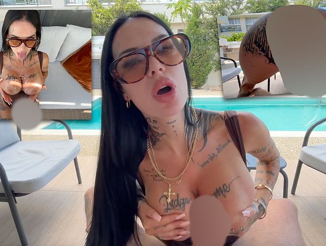 Geiler outdoor POV fi**!! ti*tenfi** + Boobs besa**ng!!