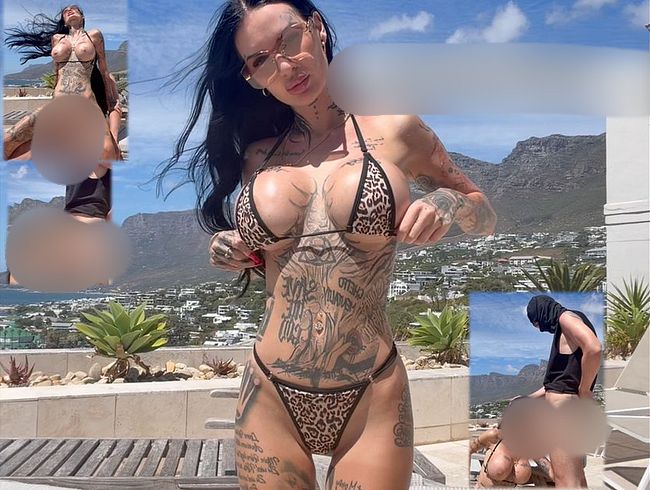 Urlaubs-fi**!! OHNE GUMMI!!! Riesenschw**z fi**t mich!!!