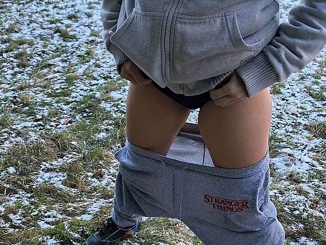 Auch bei -5 Grad pi**e ich Draußen