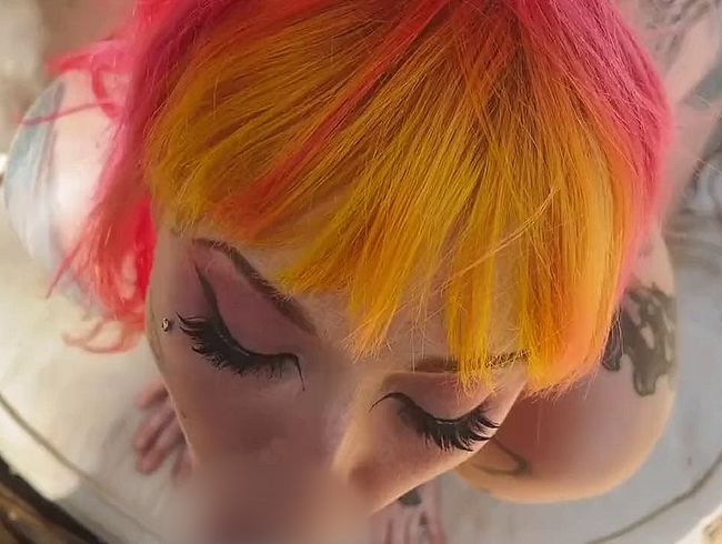 Garten bl*wjob, spri** mir die ganze Ladung auf meine Zunge!