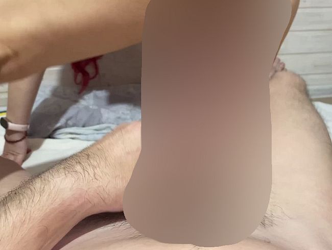 plötzlich meine Stiefschwester mit sper*a bespri**t