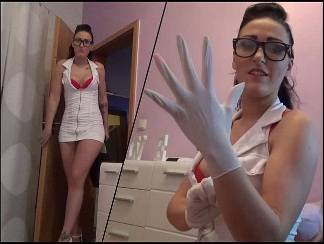 Krankenschwester verursacht riesen sper*a Fontäne