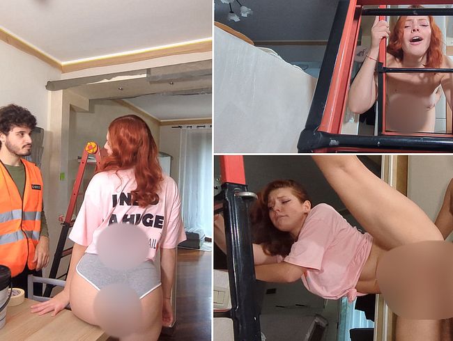 Ich betrüge meinen Freund mit dem Maler, während er nicht zu Hause ist (ITALIENISCH AMATEUR)