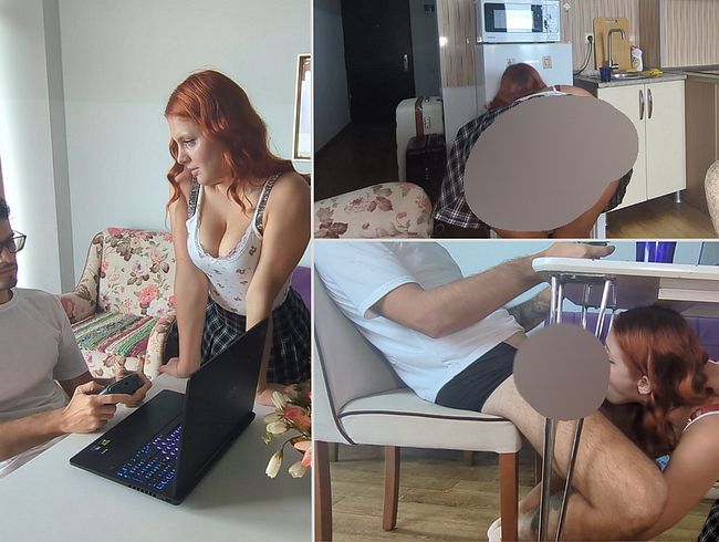 Ich störe meinen Stiefbruder beim PC-Spielen, damit ich s*x bekomme