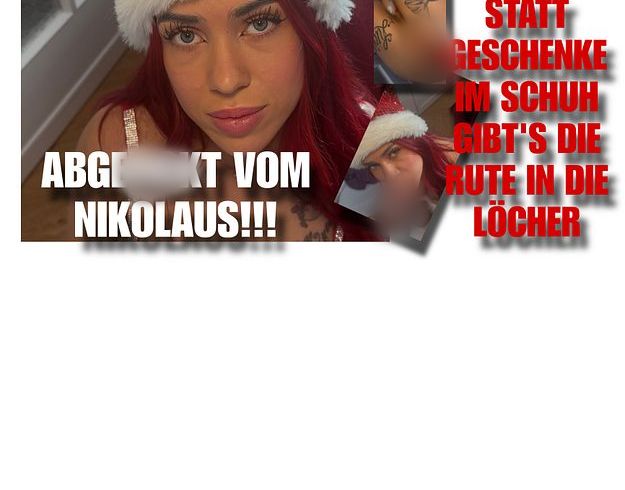 ABGEfi**T VOM NIKOLAUS!!! STATT GESCHENKE IM SCHUH GIBT'S DIE RUTE IN DIE LÖCHER