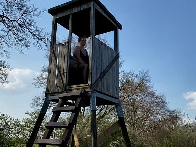 Orgasmus auf Hochsitz