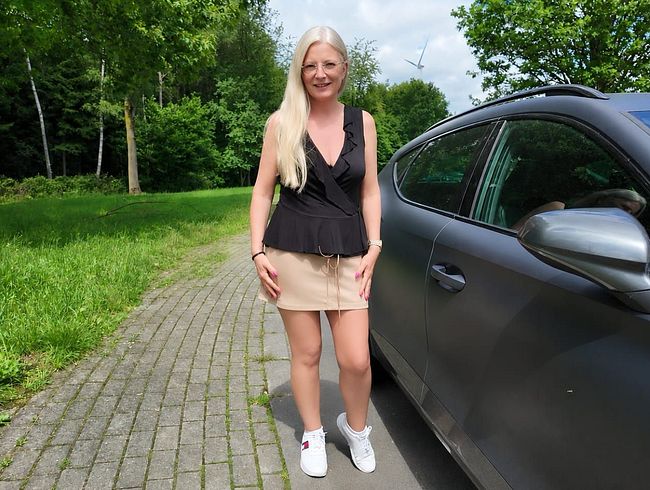Mega Outdoor Public-pi** auf meinem Lieblings Rastplatz, inklusive Public Flashing bei der Fahrt!