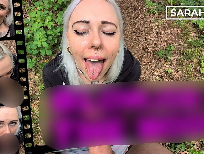 bl*wjob in the woods with stranger who caught me making some spicy selfies...