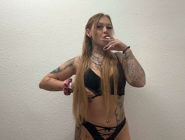 Hot Girl Smoking
