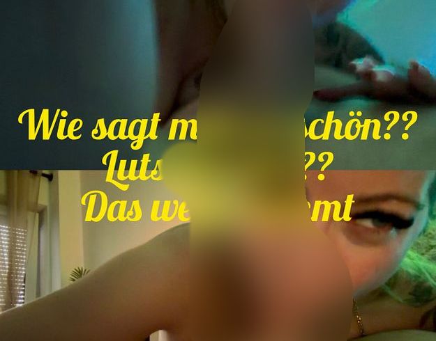 Wie sagt man so schön,?? Genau lut**hen bis das weiße kommt
