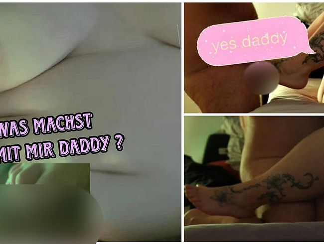 DADDY GENIEßT FUSSMASSAGE UND STÖSST MEINE HAARIGE FETTfo**E cream**e