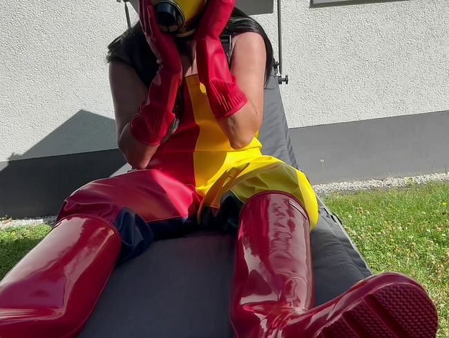 Auch bei diesen Temperaturen braucht man einiges an Gummi